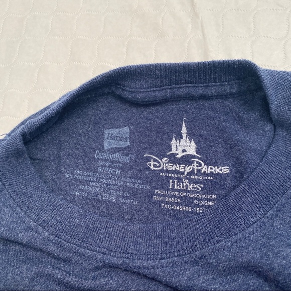 Disney blue rainbow color logo crew neck t-shirt - Picture 5 of 7